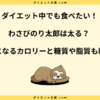 わさびのり太郎はダイエットには太る？カロリーは高い？注意点を解説！