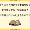 ドラゴンフルーツは太る？ダイエット中の注意点とカロリーや糖質