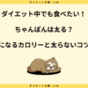 ちゃんぽんは太る？カロリー低めだけど脂質は？太らない食べ方