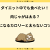 肉じゃがは太る？ダイエット中の太らない食べ方やタンパク質と脂質について